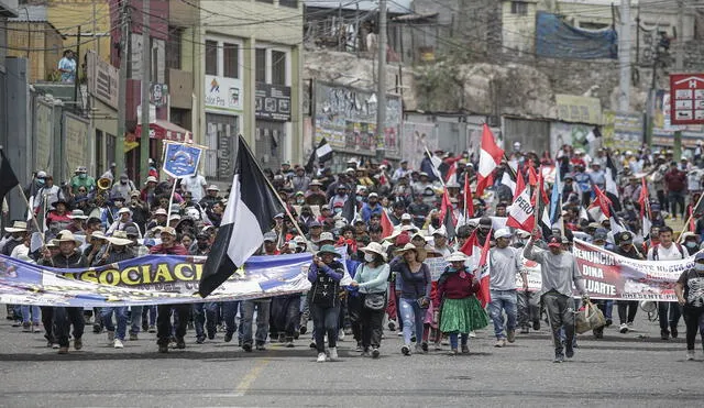 Dirigentes de la FDTA garantizarán que protesta del 19 de julio en Arequipa sea pacífica. Piden a la policía no provocar y que se generen enfrentamientos. Foto: Rodrigo Talavera