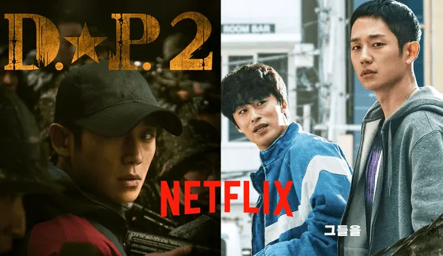 Jung Hae In y Goo Kyo Hwan protagonizan 'D.P. 2', serie coreana original de Netflix de temática militar. Foto: composición LR/Netfix