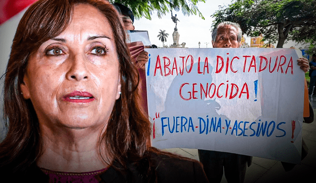 Peruanos exigen la salida de Dina Boluarte. Foto: Composición LR