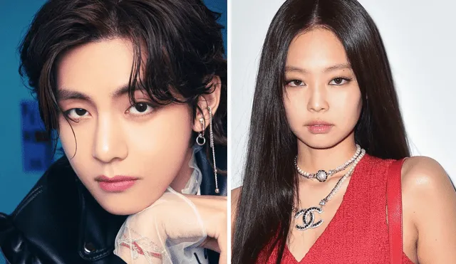 Rumores de noviazgo entre Jennie de BLACKPINK y Taehyung de BTS surgieron en 2022. Foto: composición LR/Hybe/YG