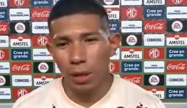 Edison Flores sostuvo que se siente orgulloso del plantel de Universitario pese a la eliminación ante Corinthians. Foto: captura de DirecTV Sports - Video: DirecTV Sports