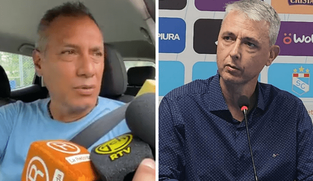 Hernán Torres declaró ante la prensa ecuatoriana en la previa del Sporting Cristal vs. Emelec. Foto: Composición LR / Captura Radio Redonda / GLR