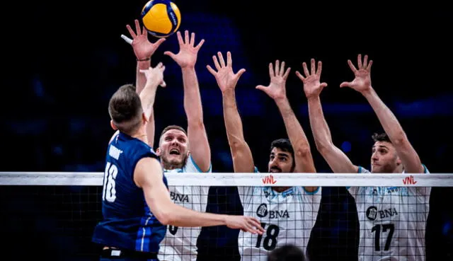 Argentina vs. Italia se enfrentaron en el Ergo Arena de Gdansk, Polonia. Foto: Volleyball World
