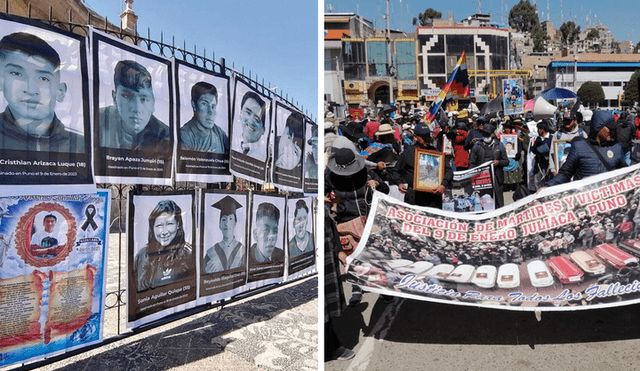 Peruanos protestan contra Dina Boluarte. Foto: composición LR/ Kleber Sanchez