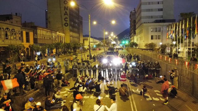 La Defensoría del Pueblo señaló que se registraron marchas y concentraciones en 59 provincias. Foto: difusión