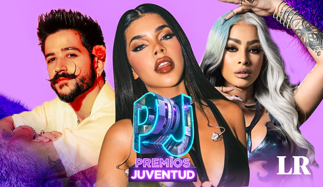 Premios Juventud 2023: Shakira y Bad Bunny son los artistas con más nominaciones. Foto: composición de Fabrizio Oviedo/LR/Instagram/Camilo/Kenia Os/Yailin la más viral