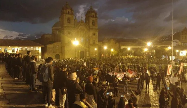 Los cusqueños se unieron a la 'Marcha Nacional'. Foto: Rocío Cárdenas/La República