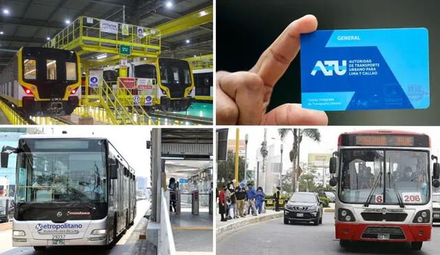 ATU aprueba nueva versión de tarjeta única para pagar pasaje en transporte masivo | Foto: composición LR / Andina / Difusión
