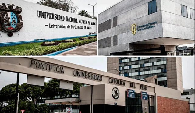 Conoce qué universidad lidera el ranking de las mejores del país. Foto: composición LR/UNMSM/Andina