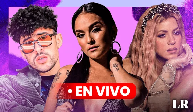 Shakira y Bad Bunny son dos de los artistas con más nominaciones de los Premios Juventud 2023. Foto: Composición LR de Gerson Cardoso/Bad Bunny/Shakira/DanielaDarcourt/Univision/Instagram