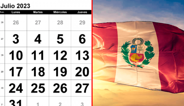 El Gobierno ya se ha pronunciado al respecto si el jueves 27 de julio es feriado o no. Foto: ComposiciónLR/iStock