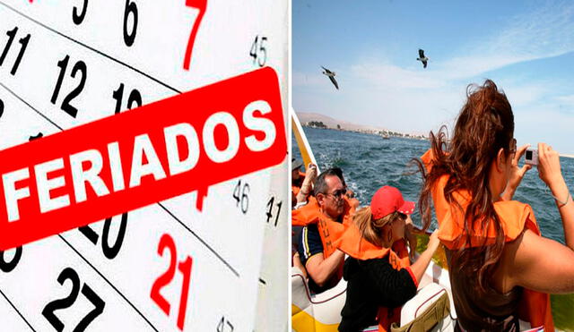 Revisa el calendario oficial de feriados y días no laborables. Foto: difusión