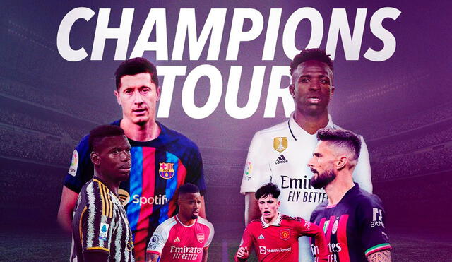 Barcelona, Madrid, Juventus, Arsenal, Milan y Manchester United participarán en este Soccer Champions Tour. Foto: ESPN