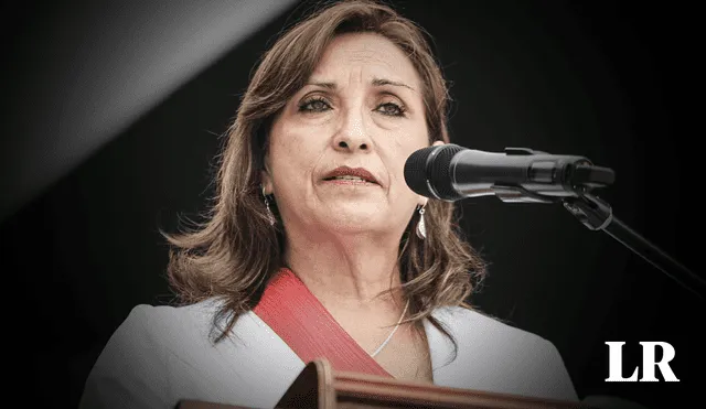Dina Boluarte, presidenta de la República. Foto: Andina