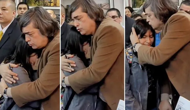 Jaime Bayly se emociona con fanática que fue a su firma de libros. Foto: composición LR/capturas de TikTok