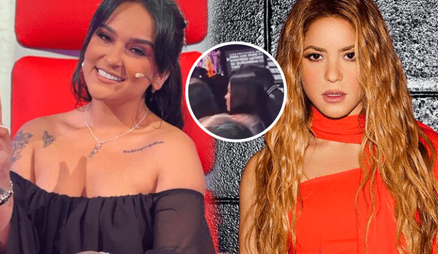 Daniela Darcourt estuvo con Shakira en los Premios Juventud 2023. Foto: composición LR/Daniela Darcourt/Instagram/Shakira