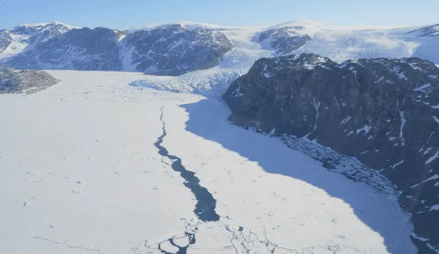 A científicos les preocupa el aumento del nivel del mar por derretimiento de hielo en Groenlandia. Foto: Paul Bierman, Universidad de Vermont