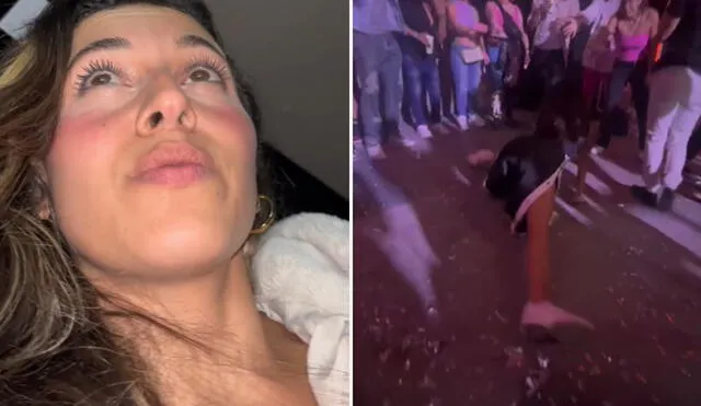 Joven terminó lesionada luego de bailar en una discoteca y recomienda calentar antes de rumbear. Foto: TikTok/soyarehua