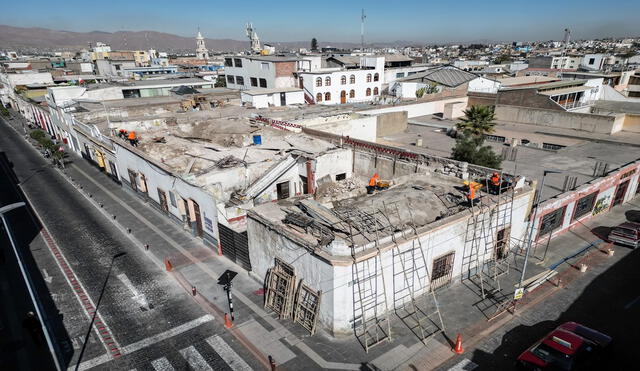 La casona de la calle Jerusalén es considerada un edificio de valor monumental en la ciudad. Foto: La República