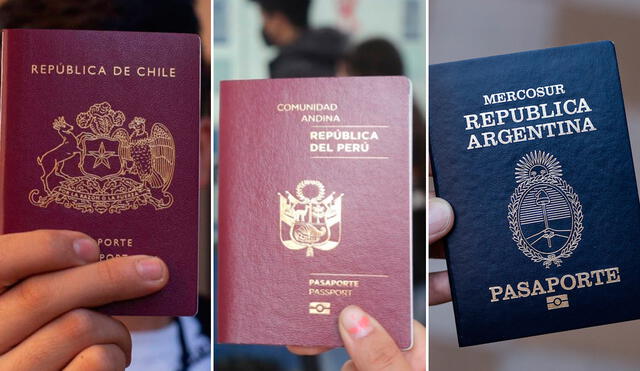 El portal Hanley & Partners consideró a este pasaporte como el más poderoso de Latinoamérica. Foto: composición LR/ Radio Pauta/Andina/Municipalidades en Argentina