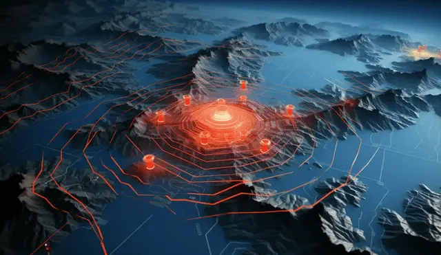 Los datos de GPS se intercambian entre los satélites y los dispositivos en tierra, donde ocurren los sismos. Foto: SciTech Daily