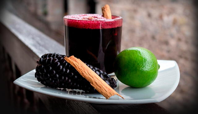 A la chicha morada se le atribuyen muchas propiedades nutricionales debido a su alto contenido de antocianinas. Foto: difusión