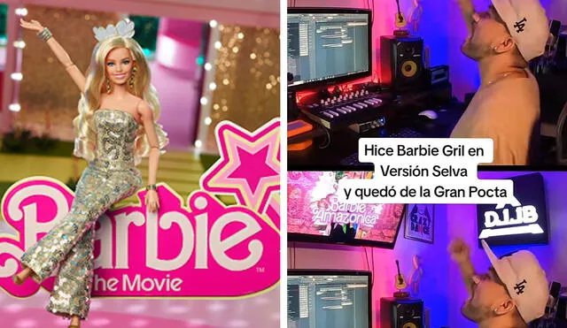 La franquicia estrenó una nueva película el jueves 20 de julio. Foto: composición LR /'Barbie', la película /captura de TikTok @djjbmania