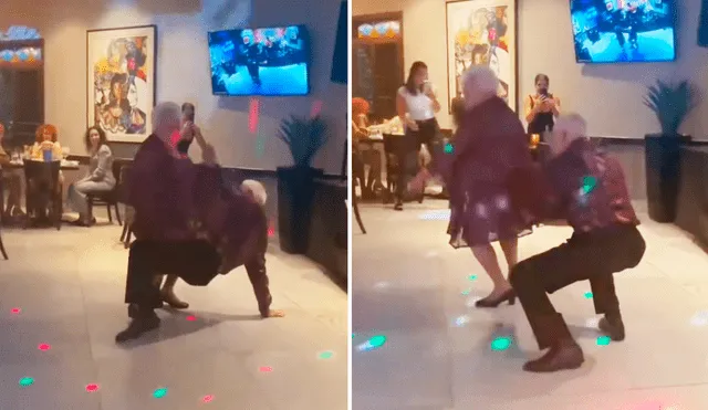 El adulto mayor dejó en shock a los usuarios por su gran destreza para el baile. Foto: composición LR/@Ganasconcanasofficial/TikTok