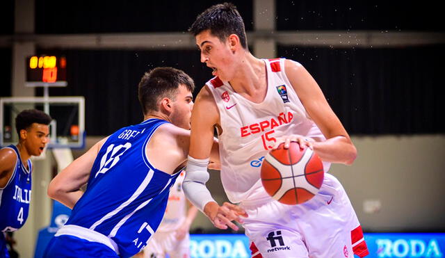 Aday Mara fue la figura de España con 23 puntos. Foto: FIBA