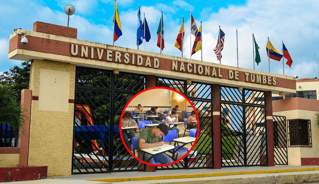 Universidad Nacional de Tumbes (Untumbes) se prepara para su nuevo examen de admisión del ciclo 2023-II. Foto: composición LR/Universidad Nacional de Tumbes - Video: Universidad Nacional de Tumbes/Facebook