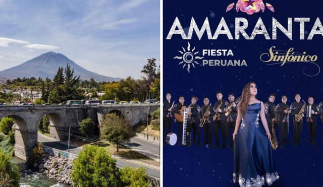 Amaranta se presentará por primera vez en el Palacio Metropolitano de Bellas Artes, en Arequipa. Foto: composición LR/Marivillas del Mundo/Amaranta