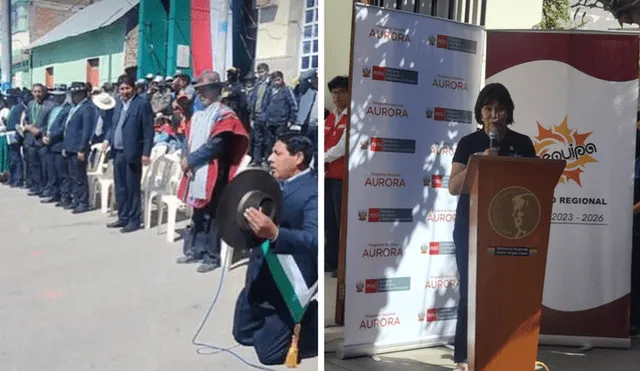 Alcalde de Puno se arrodilló para pedir perdón a su pueblo. Foto: Composición LR/ Video: Leonela Aquino LR