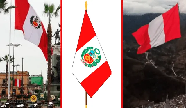 Cada 28 de julio, los hogares e instituciones públicas peruanas izan la bandera en conmemoración de Fiestas Patrias. Foto: composición LR/archivo LR/Simbolos Patrios/Andina