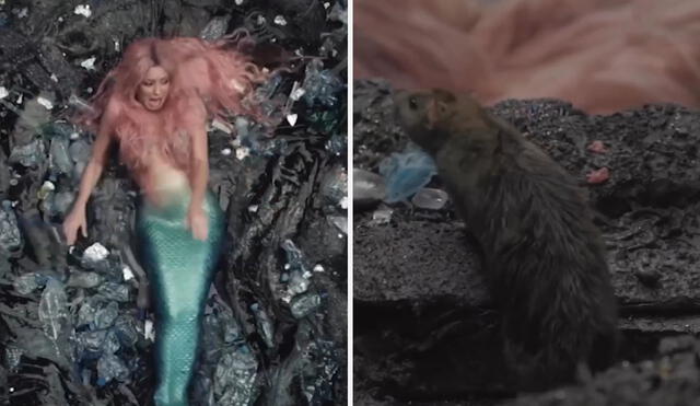 Una rata se aparece en el set de grabación y Shakira rompe en susto. Foto: Instagram/Shakira