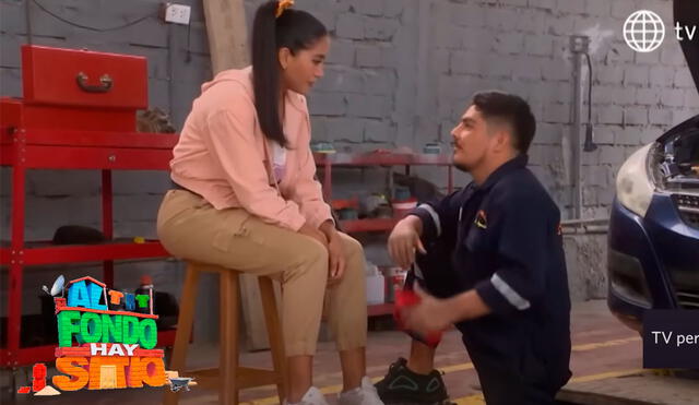 Joel se le declaró a Patty y salieron al cine como una primera cita. Foto: América TV