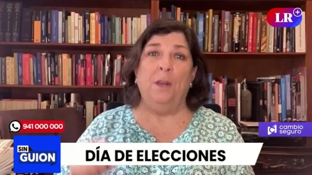 Rosa María Palacios habla sobre la posible lista ganadora para la nueva Mesa Directiva. Foto/Video: captura de LR+