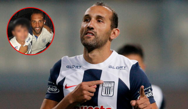 Hernán Barcos ha tenido conmovedores gestos con varios hinchas de Alianza Lima en los últimos años. Foto: composición captura de TikTok/Luis Jiménez/GLR