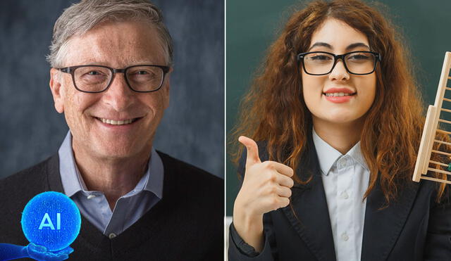 Bill Gates augura el fin de los profesores ante el desarrollo de la IA. Foto: composición LR/Pexels