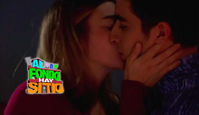 Laia se dejó llevar por el momento y le dio un beso a 'Jimmy', quien se separó de ella de inmediato. Foto: América TV - Video: América TV