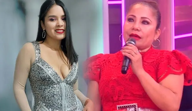 Elitha Echegaray no se quedó callada luego de que su pareja fuese echado de la casa por su madre Marisol. Foto: composición/captura América TV/Facebook