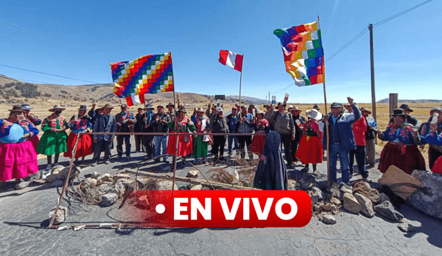 Paro de las comunidades aimaras se radicaliza. Foto: Liubomir Fernández/URPI-LR