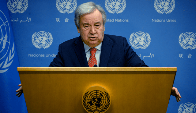 Antonio Guterres pidió urgentes acciones ante la emergencia climática global. Foto: ONU