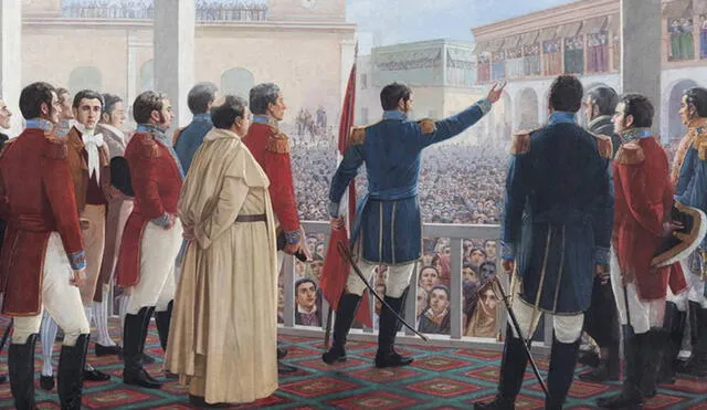 El propósito del artista era que los peruanos siempre recuerden la proclamación de la independencia. Foto: Bicentenario del Perú
