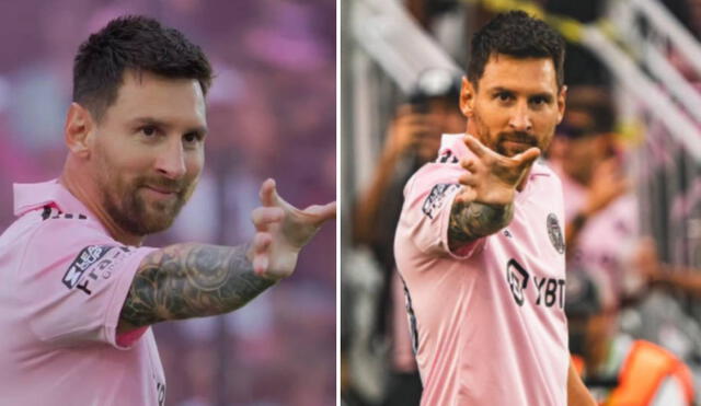 El astro argentino remeció las redes sociales con su nueva celebración. Foto: MLS