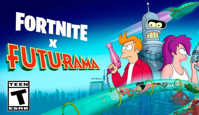 Fortnite ha estrenado ya diversidad de atuendos y accesorios inspirados en Futurama por su nueva temporada. Foto: YouTube/Zoko