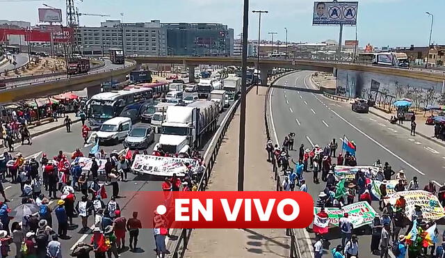 Revisa el estado de la congestión vehicular de este jueves 27 de julio. Foto: composición LR/Facebook/Mi Perú Noticias
