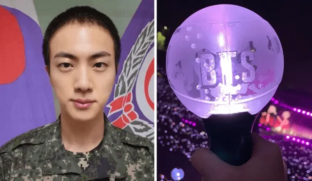 Jin, el integrante mayor de BTS, inició su servicio militar obligatorio en Corea del Sur en diciembre del 2022. Foto: composición LR/Hybe