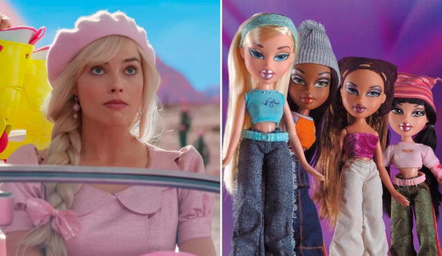 Una escena de ‘Barbie’ confirmaría crossover junto con las ‘Bratz’, línea de muñecas lanzadas en 2001. Foto: composición LR/Warner Bros. Pictures/Pinterest
