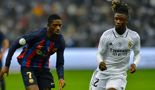 Barcelona vs. Real Madrid protagonizarán el primer clásico de la temporada. Foto: EFE