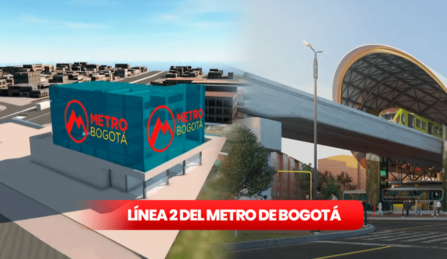 La Línea 2 del Metro de Bogotá iniciará su construcción en 2024. Foto: composición LR/Metro Bogotá